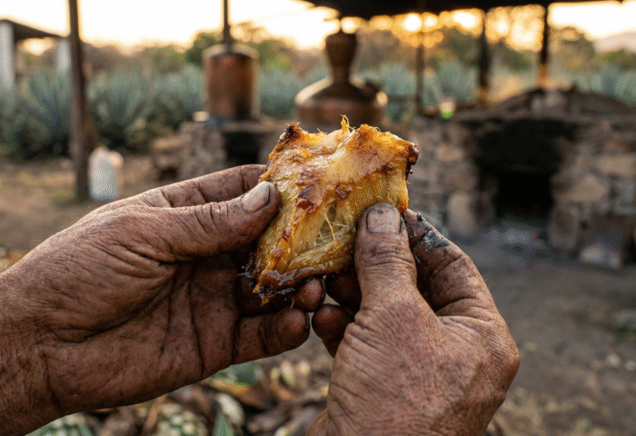 Manos de maestro mezcalero