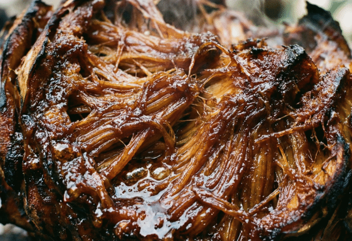 Piña de agave cocida